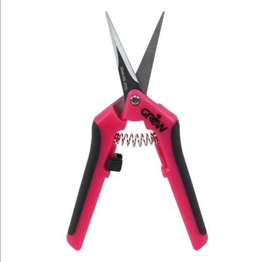 Grow1 Pink Trimming Shears, Straight Blade Scissors