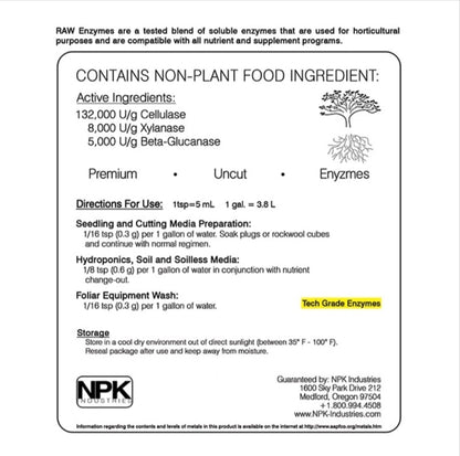 NPK RAW Enzymes 10lb