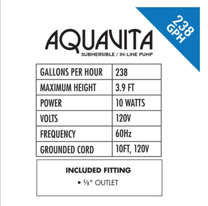 AquaVita 238 Water Pump