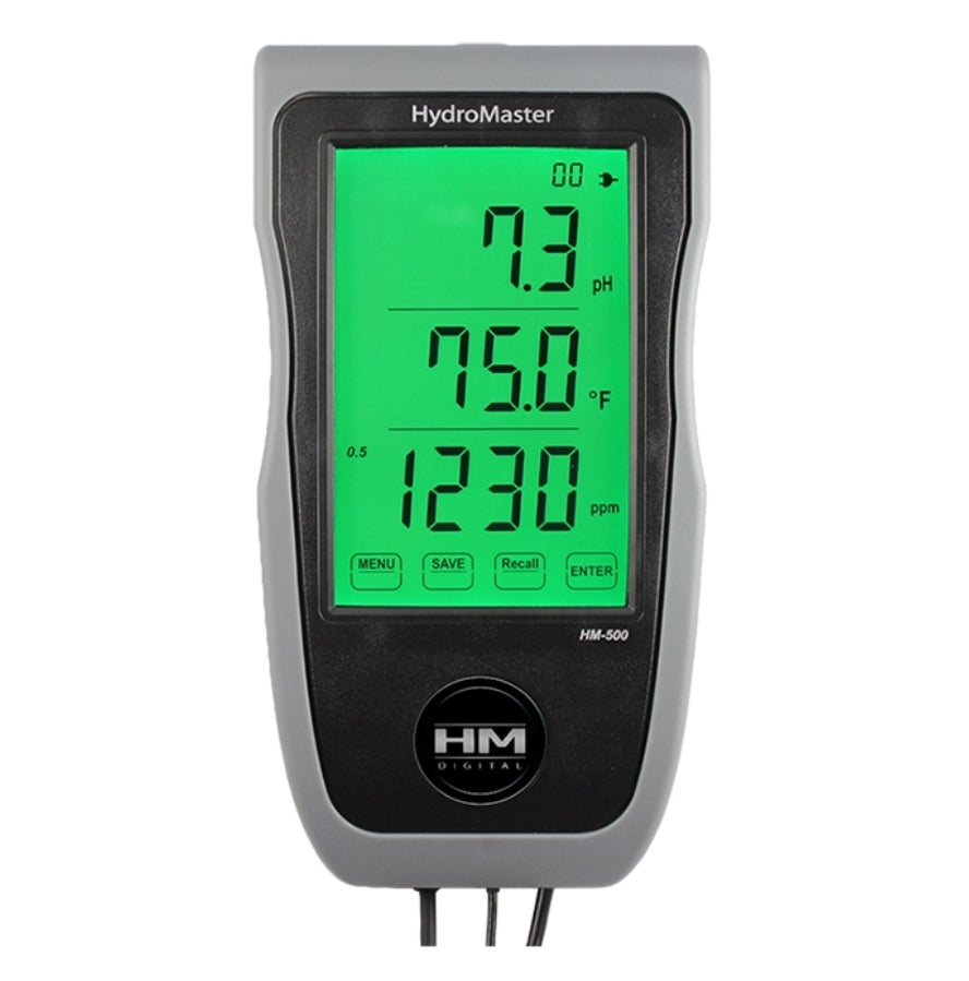 HM Digital Hydromaster 500 - Continuous pH/TDS/EC/Temp meter