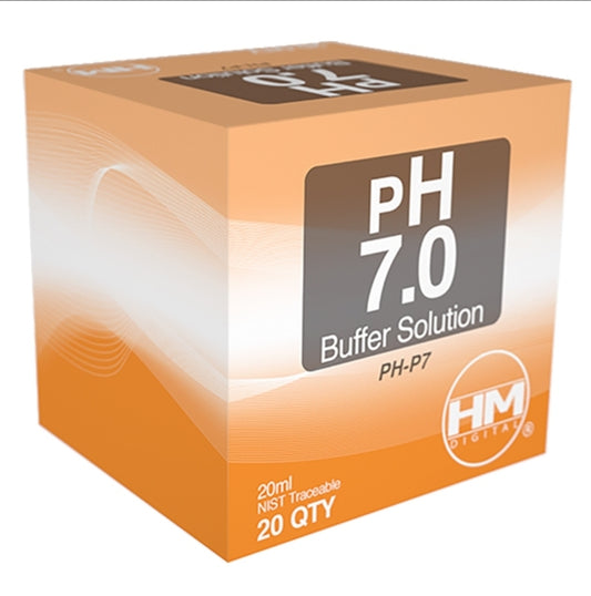 HM Digital pH 7.0 buffer solution - 20 packets of 20 ml