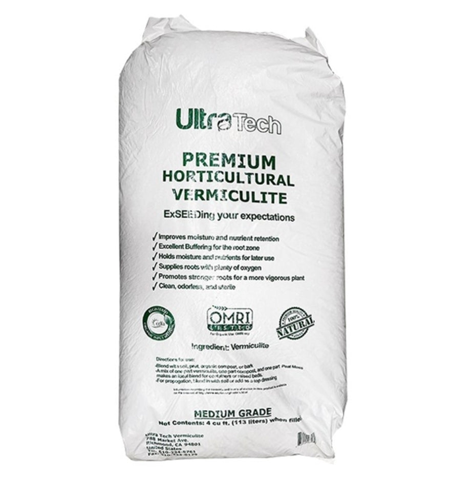 Vermiculite Medium Grade Bag 4 Cubic Feet